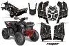 Polaris Scrambler XP 850 / 1000 ATV Graphic Kit - 2013-2016 Reaper Black
