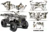 Polaris Sportsman 325ETX / 450 / 570 ATV Custom Graphic Kit - 2014-2017