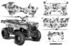 Polaris Sportsman 325ETX / 450 / 570 ATV Graphic Kit - 2014-2017 Camoplate White