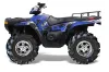 Polaris Sportsman 800 / 500 ATV Graphic Kit - 2005-2010 Carbon X Blue
