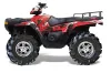 Polaris Sportsman 800 / 500 ATV Graphic Kit - 2005-2010 Carbon X Red