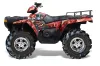 Polaris Sportsman 800 / 500 ATV Graphic Kit - 2005-2010 Mad Hatter Red