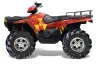 Polaris Sportsman 800 / 500 ATV Graphic Kit - 2005-2010 Meltdown Red
