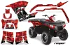 Polaris Sportsman 800 / 500 ATV Graphic Kit - 2011-2015 Reaper Red