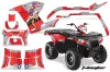 Polaris Sportsman 800 / 500 ATV Graphic Kit - 2011-2015 T Bomber Red