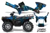 Polaris Sportsman 800 / 500 ATV Graphic Kit - 2005-2010 Zombie Trooper Blue