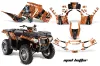 Polaris Sportsman 550 / 850 / 850SP / 1000 ATV Graphic Kit - 2009-2016 Mad Hatter Orange