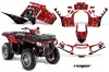 Polaris Sportsman 550 / 850 / 850SP / 1000 ATV Graphic Kit - 2009-2016 Reaper Red
