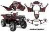 Polaris Sportsman 550 / 850 / 850SP / 1000 ATV Graphic Kit - 2009-2016 Widow Maker Red