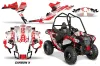 Polaris Sportsman ACE 325 / 570 ATV Graphic Kit - 2014-2016 Carbon X Red