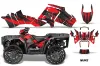Polaris Sportsman WV850 ATV Graphic Kit - 2012-2015 Nuke Red