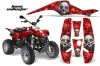 Polaris Trailblazer 350 ATV Graphic Kit - 1985-2009 Bone Collector Red