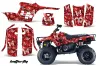 Polaris Trailboss 330 ATV Graphic Kit - 2004-2009 Butterfly Red