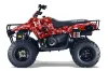Polaris Trailboss 330 ATV Graphic Kit - 2004-2009 Butterfly Red