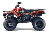 Polaris Trailboss 330 ATV Graphic Kit - 2004-2009 Mad Hatter Red