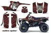 Polaris Trailboss 330 ATV Graphic Kit - 2004-2009 Widow Maker Red