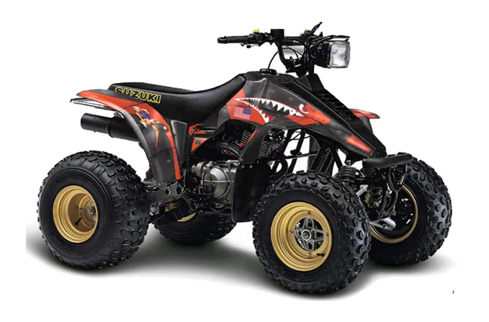 Suzuki LT 230/R ATV Graphic Kit - All Years P40 Warhawk Orange