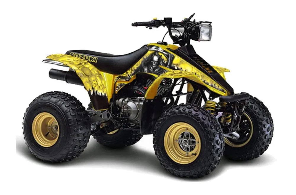Suzuki LT 230/R ATV Graphic Kit - All Years Reaper Yellow