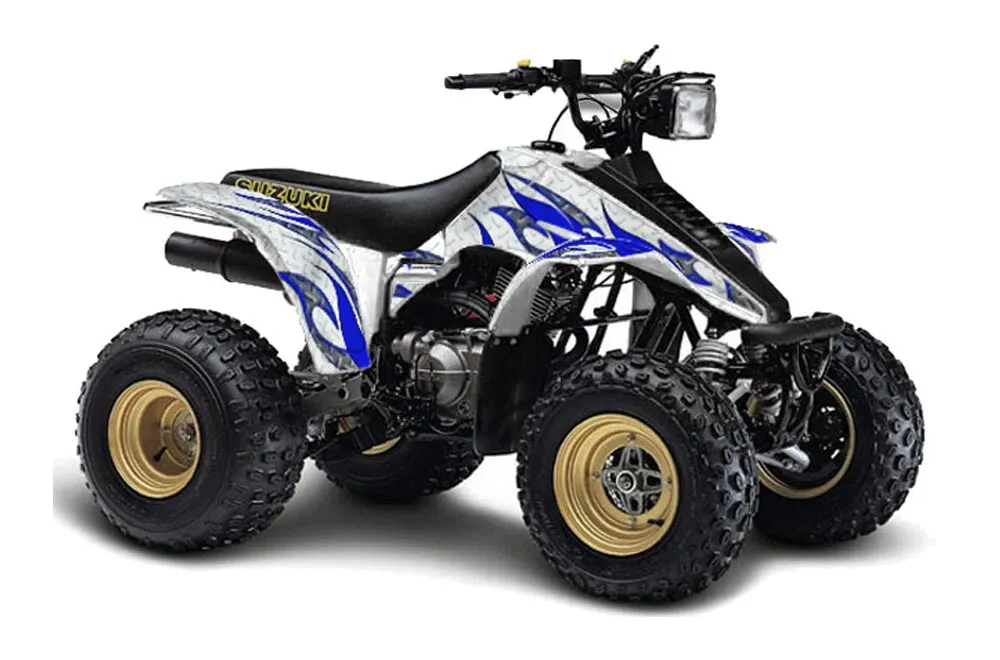 Suzuki LT 230/R ATV Graphic Kit - All Years Tribal Flames Blue