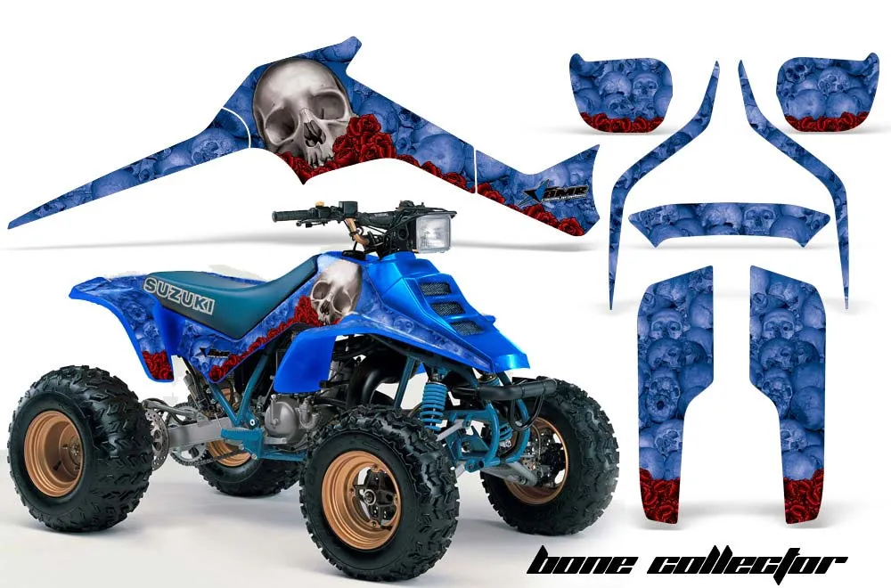 Suzuki LT 250 / 250 R ATV Graphic Kit - 1985-1992 Bone Collector Blue
