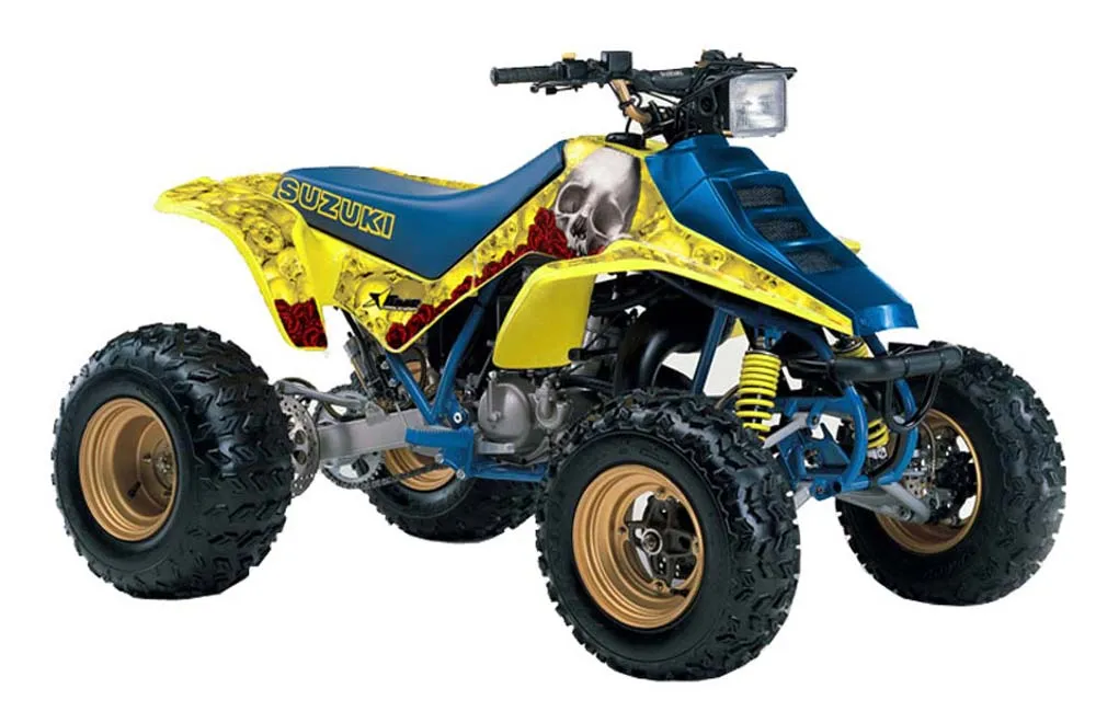 Suzuki LT 250 / 250 R ATV Graphic Kit - 1985-1992 Bone Collector Yellow