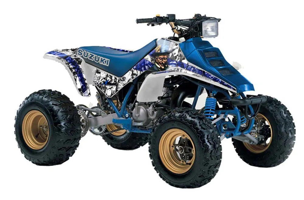 Suzuki LT 250 / 250 R ATV Graphic Kit - 1985-1992 Mad Hatter Blue