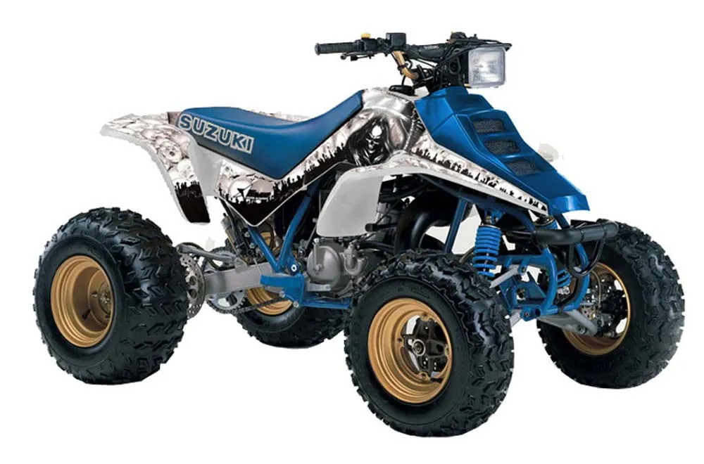 Suzuki LT 250 / 250 R ATV Graphic Kit - 1985-1992 Reaper White
