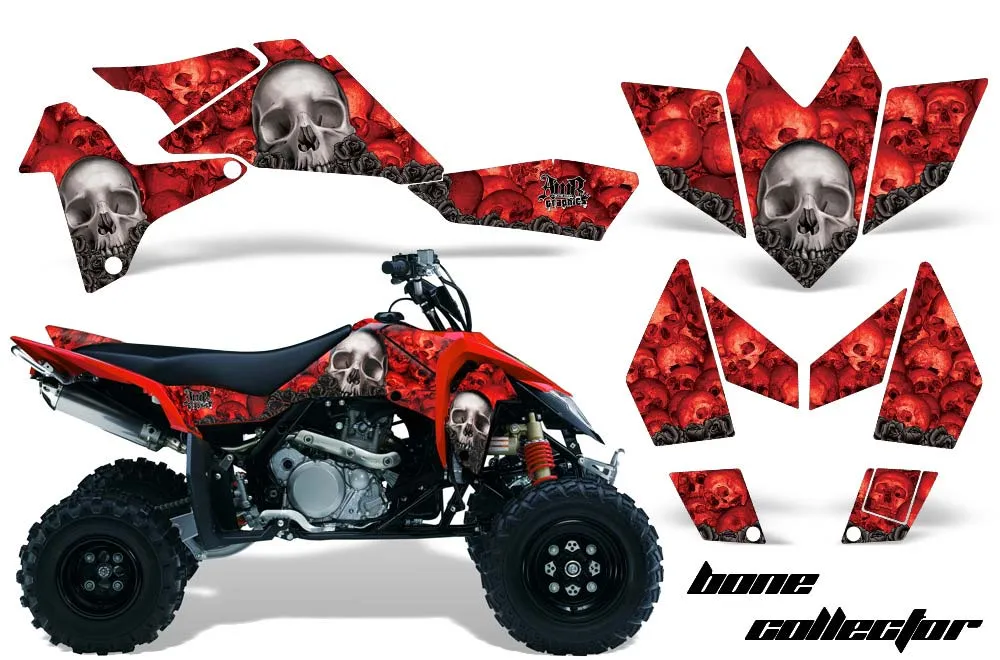 Suzuki LTR 450 ATV Graphic Kit - 2006-2009 Bone Collector Red