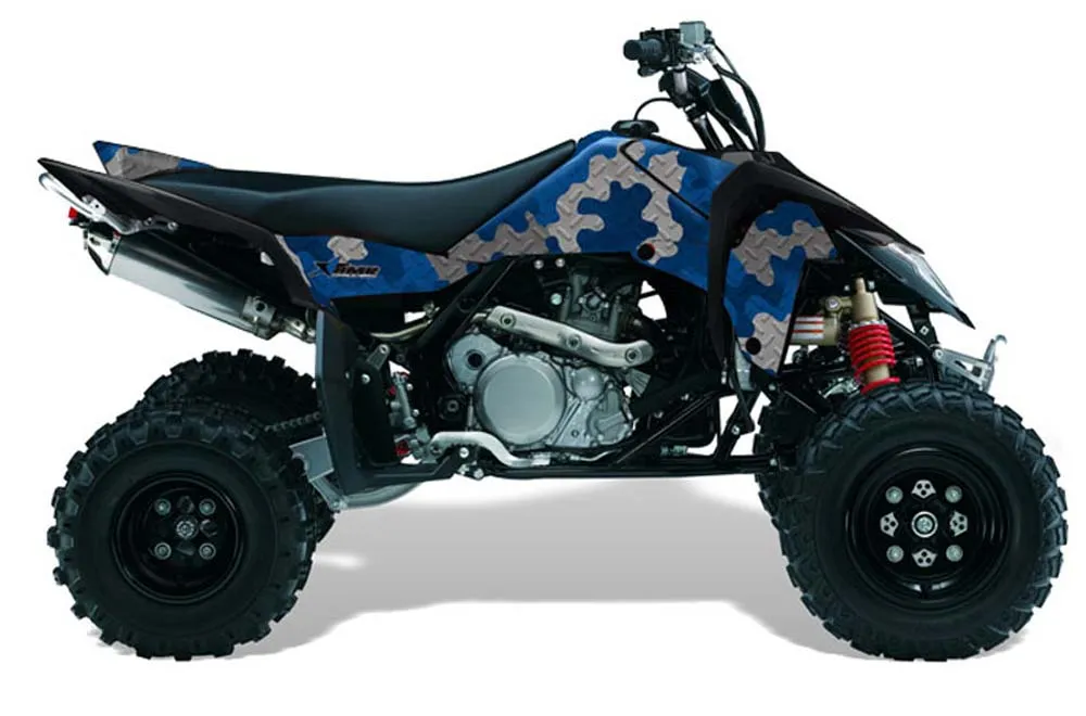 Suzuki LTR 450 ATV Graphic Kit - 2006-2009 Camoplate Blue