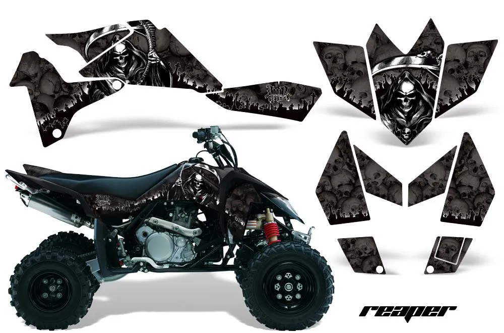 Suzuki LTR 450 ATV Graphic Kit - 2006-2009 Reaper Black