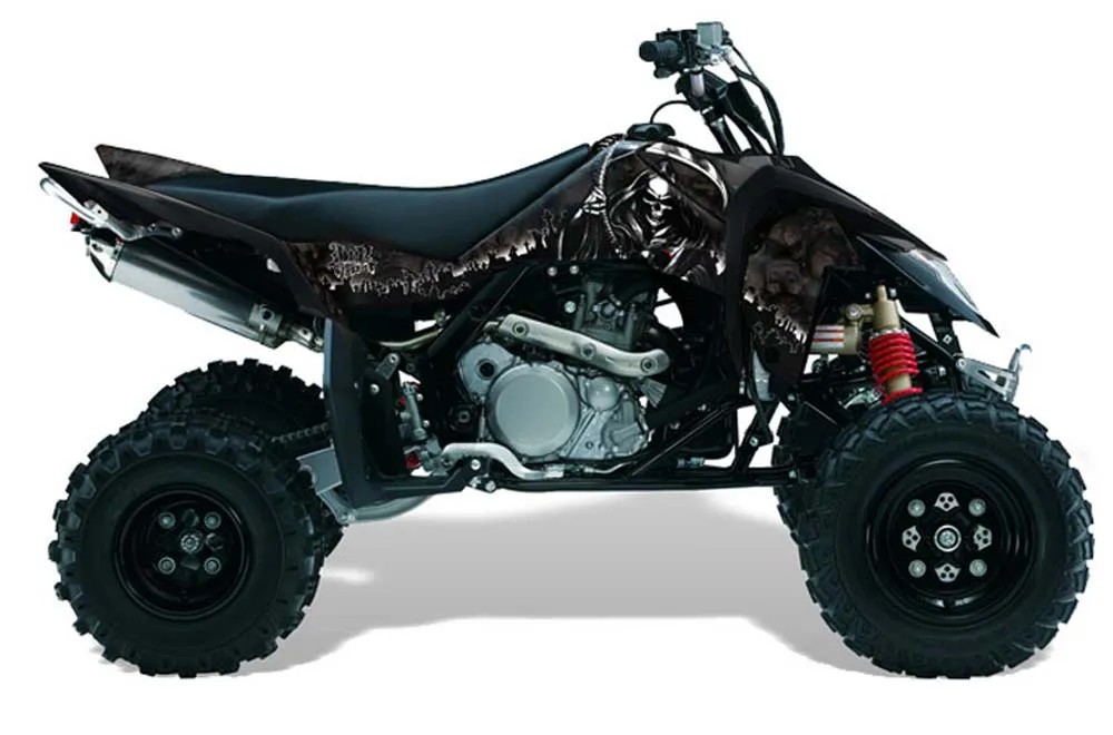 Suzuki LTR 450 ATV Graphic Kit - 2006-2009 Reaper Black
