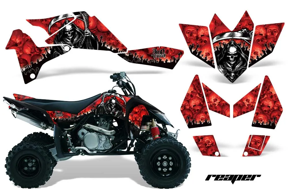 Suzuki LTR 450 ATV Graphic Kit - 2006-2009 Reaper Red