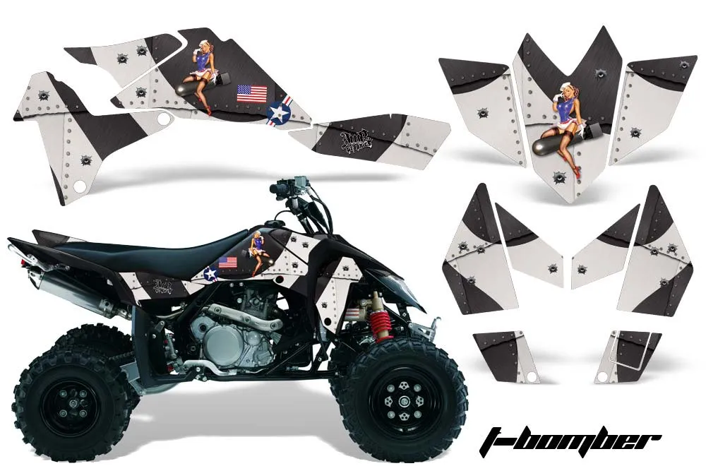 Suzuki LTR 450 ATV Graphic Kit - 2006-2009 T Bomber Black