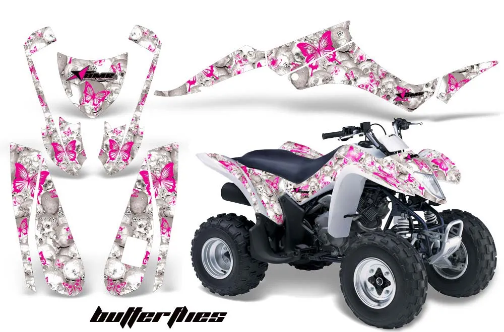 Suzuki LTZ 250 ATV Graphic Kit - 2004-2011 Butterfly Pink