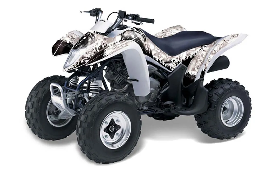 Suzuki LTZ 250 ATV Graphic Kit - 2004-2011 Reaper White