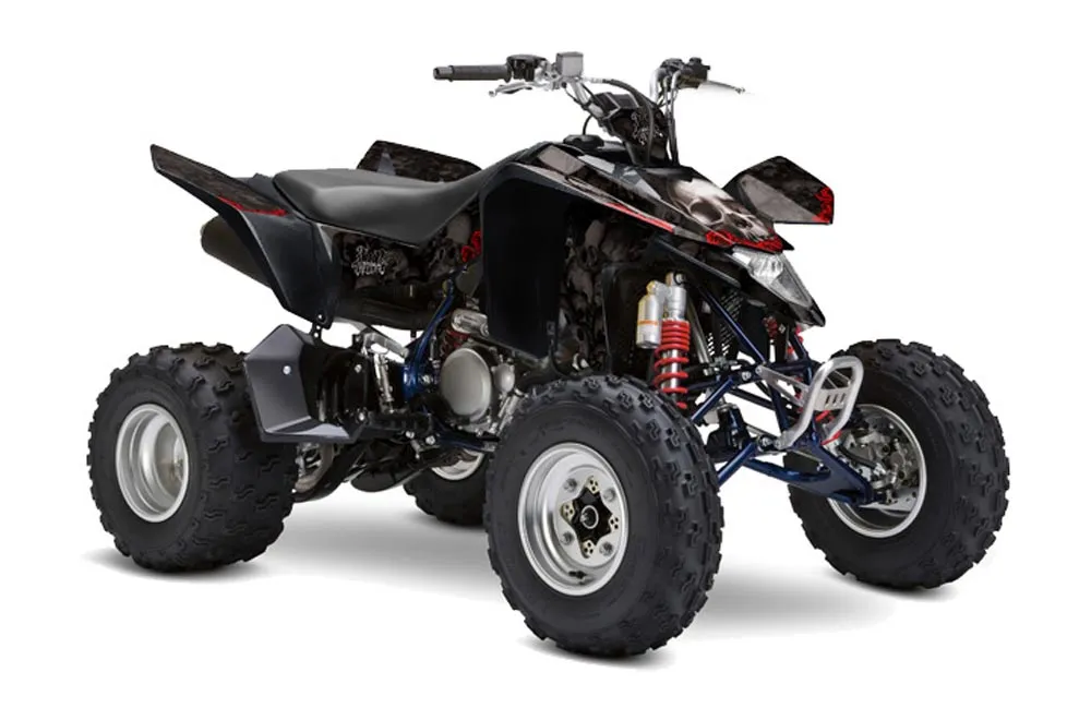 Suzuki LTZ 400 ATV Graphic Kit - 2009-2016 Bone Collector Black