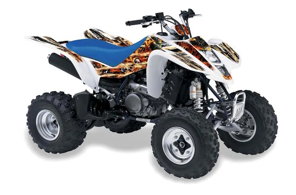 Suzuki LTZ 400 ATV Graphic Kit - 2003-2008 Firestorm White
