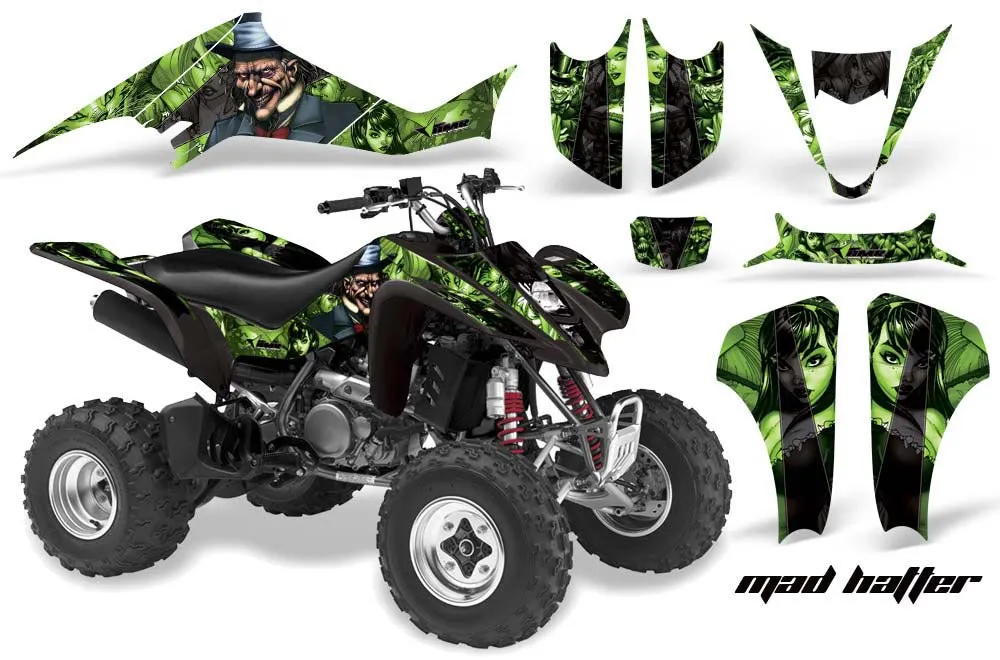 Suzuki LTZ 400 ATV Graphic Kit - 2003-2008 Mad Hatter Black