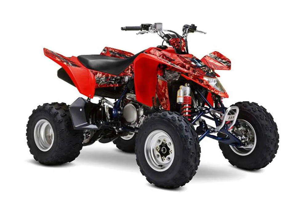 Suzuki LTZ 400 ATV Graphic Kit - 2009-2016 Mad Hatter Red