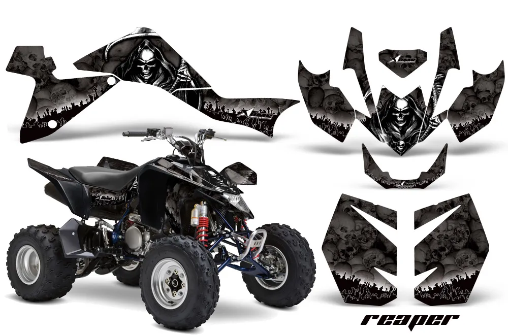 Suzuki LTZ 400 ATV Graphic Kit - 2009-2016 Reaper Black