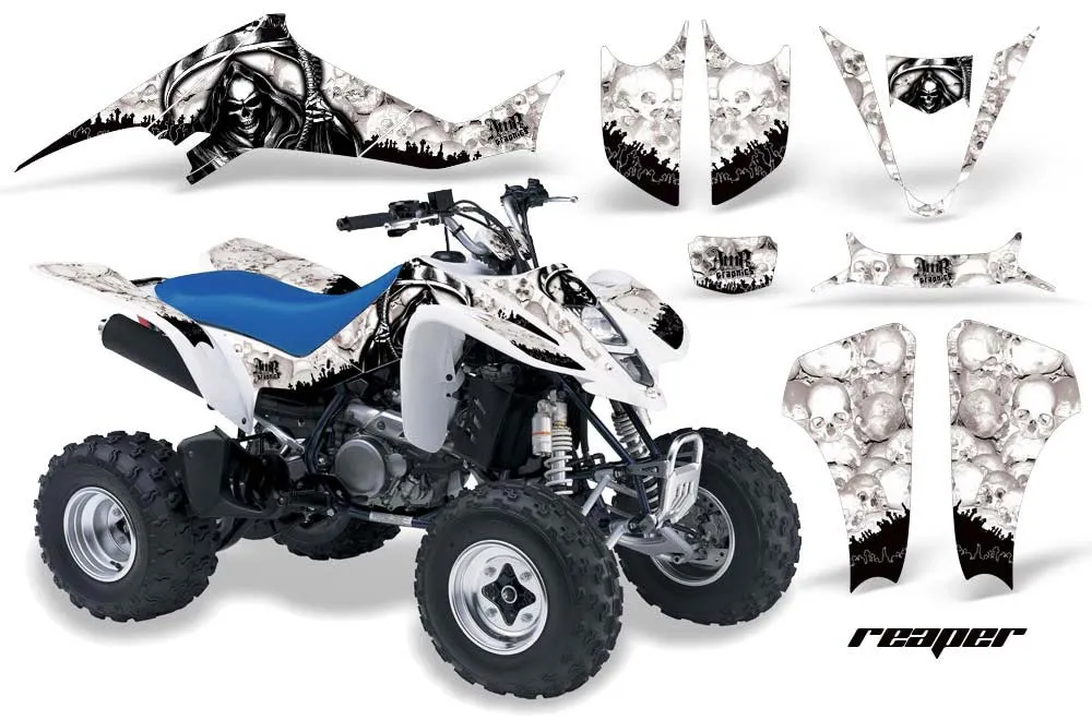 Suzuki LTZ 400 ATV Graphic Kit - 2003-2008 Reaper White