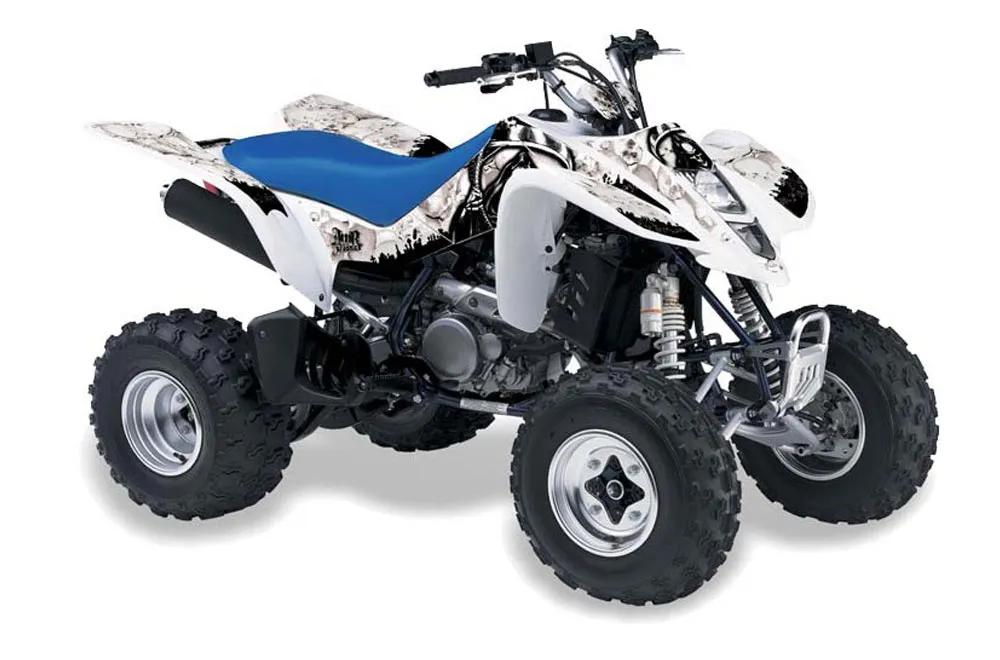 Suzuki LTZ 400 ATV Graphic Kit - 2003-2008 Reaper White