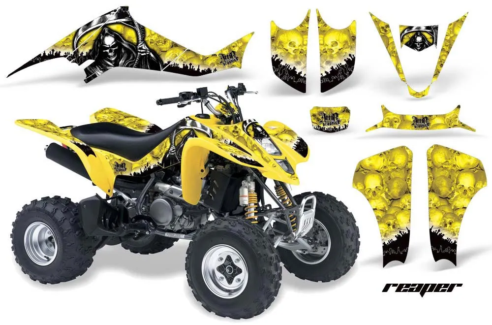 Suzuki LTZ 400 ATV Graphic Kit - 2003-2008 Reaper Yellow