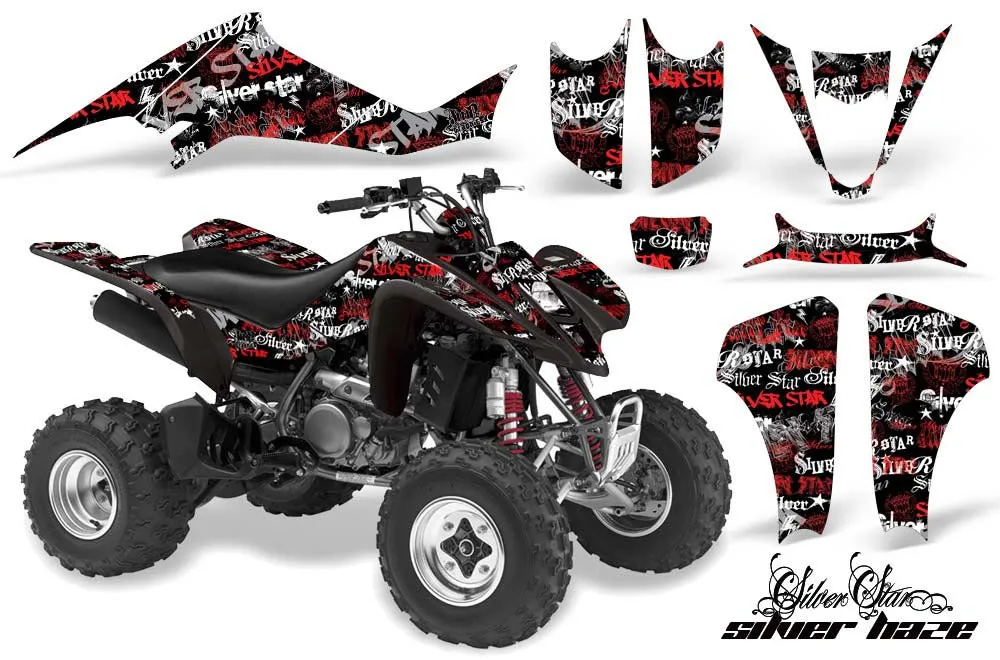 Suzuki LTZ 400 ATV Graphic Kit - 2003-2008 Silver Star - Silverhaze Red
