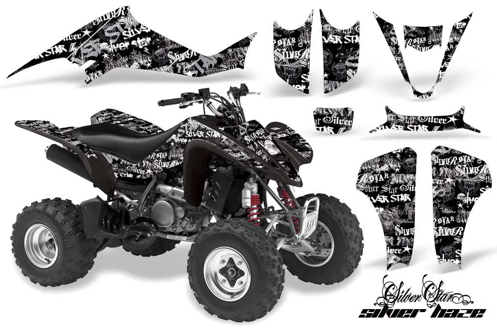 Suzuki LTZ 400 ATV Graphic Kit - 2003-2008 Silver Star - Silverhaze White