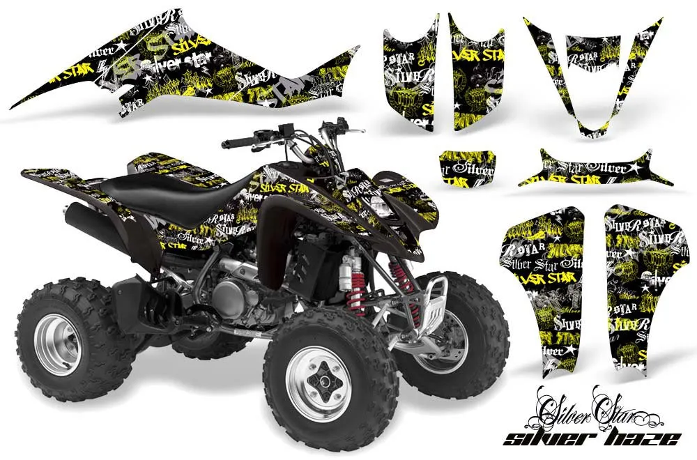 Suzuki LTZ 400 ATV Graphic Kit - 2003-2008 Silver Star - Silverhaze Yellow