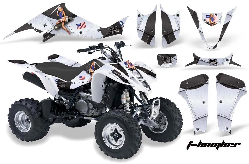 Suzuki LTZ 400 ATV Graphic Kit - 2003-2008 T Bomber White