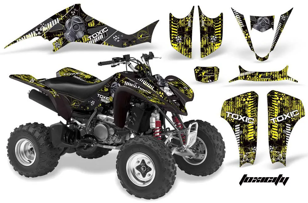 Suzuki LTZ 400 ATV Graphic Kit - 2003-2008 Toxicity Black