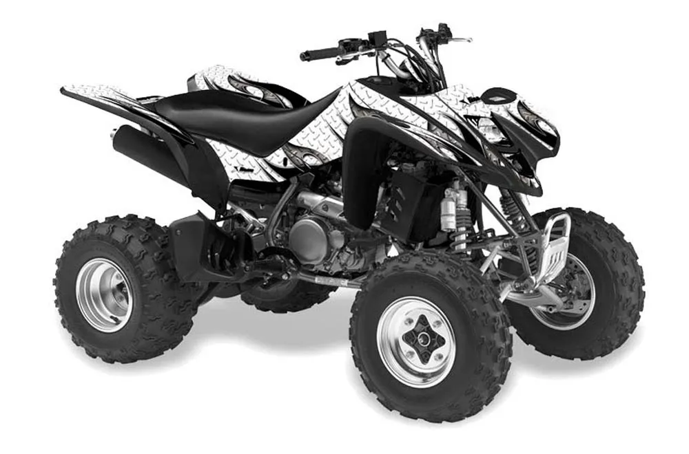 Suzuki LTZ 400 ATV Graphic Kit - 2003-2008 Tribal Flames Black