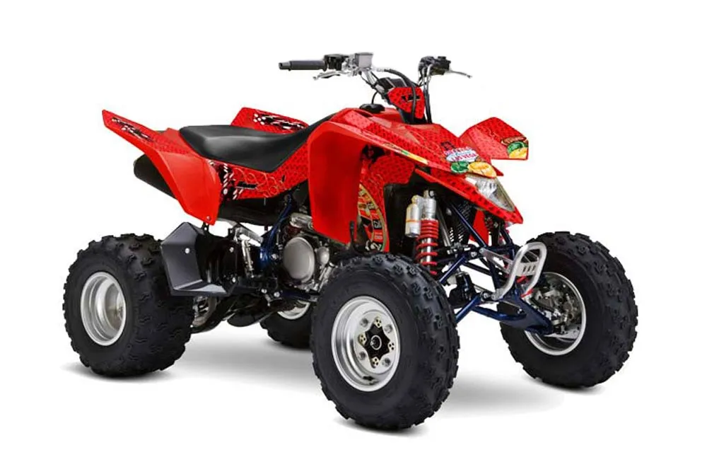 Suzuki LTZ 400 ATV Graphic Kit - 2009-2016 Vegas Baller Red